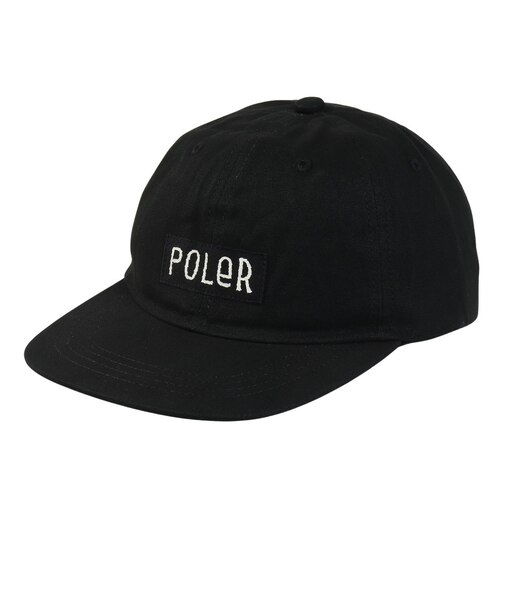 ポーラー（POLER）帽子 コットン キャップ 253MCV0093-BLK