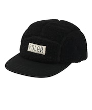 ポーラー(POLER)帽子 ボア フリース 5パネル キャップ 253MCV0090-BLK