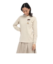 チャムス（CHUMS）ホットチョコレート ポケット ブラッシュド ロングスリーブTシャツ CH11-2659-G057