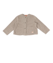 クリフメイヤー(KRIFF MAYER)パイルフリースノーカラージャケット W2525121:26:GREIGE