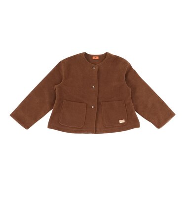 クリフメイヤー（KRIFF MAYER）パイルフリースノーカラージャケット W2525121:29:BROWN