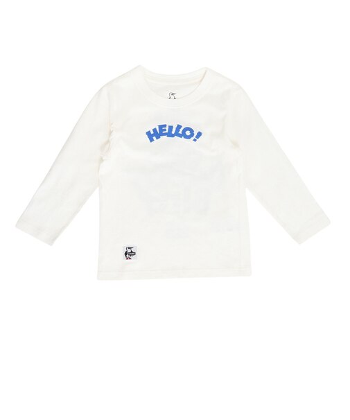 チャムス（CHUMS）キッズアイムノットアペンギンブラッシュドロングスリーブTシャツ CH21-1416-W001