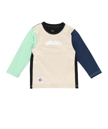 チャムス（CHUMS）キッズアイムノットアペンギンブラッシュドロングスリーブTシャツ CH21-1416-C110