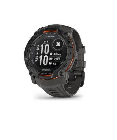 ガーミン（GARMIN）腕時計 Instinct 3 Dual Power 50mm タフネスGPSウォッチ 010-02935-30 防水 黒