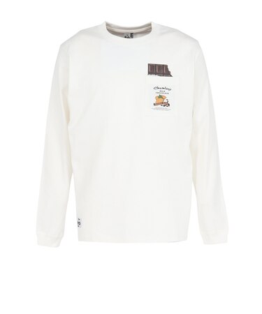 チャムス（CHUMS）ホットチョコレートポケットブラッシュド 長袖Tシャツ CH01-2659-W001