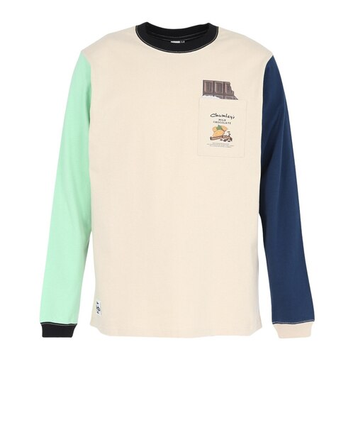 チャムス（CHUMS）ホットチョコレートポケットブラッシュド長袖Tシャツ CH01-2659-C110