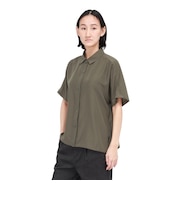 ホールアース(Whole Earth)半袖シャツ フレンチスリーブシャツ WE2VDZ76 KHK