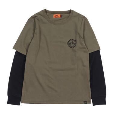 クリフメイヤー（KRIFF MAYER）フェイクレイヤードTシャツ JOIN-Tシャツ J2537837:68:OLIVE GREEN