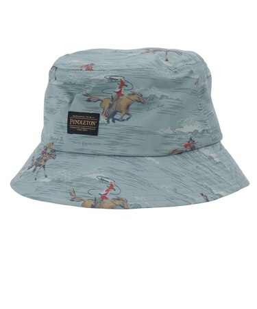 ペンドルトン（PENDLETON）帽子 ハット トレッキング 登山 ECOPET プリント PDT-000-261012 BLU