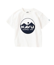 キッズ サークルロゴ Tシャツ 19821872WHT