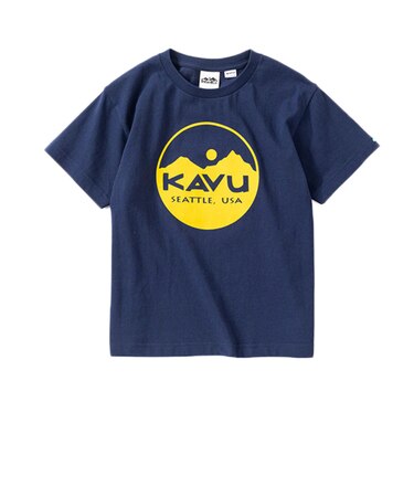 キッズ サークルロゴ Tシャツ 19821872NVY