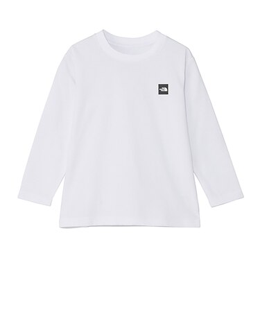 ザ・ノース・フェイス（THE NORTH FACE）ジュニア トドラーロングスリーブスモールボックスロゴティー NTT32645 W
