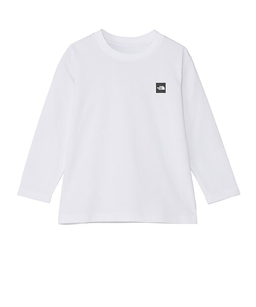 ザ・ノース・フェイス（THE NORTH FACE）ジュニア トドラーロングスリーブスモールボックスロゴティー NTT32645 W