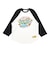 ゴースローキャラバン（GOSLOWCARAVAN）USAコットン gscWORLD 8分袖 ベースボール Tシャツ 361906 BLK
