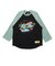 ゴースローキャラバン（GOSLOWCARAVAN）USAコットン gscWORLD 8分袖 ベースボール Tシャツ 361906 GRN