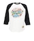 ゴースローキャラバン（GOSLOWCARAVAN）USAコットン gscWORLD 8分袖 ベースボール Tシャツ 361906 BLK