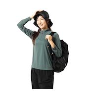 カットソー AURO TECH ハーフジップベースレイヤー RE26SES5620002 DBLU