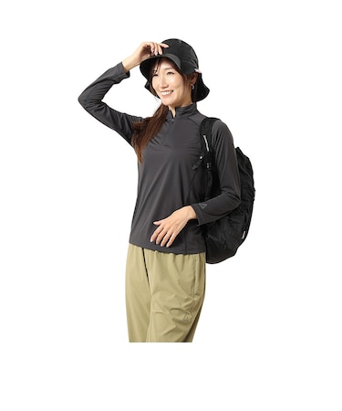 カットソー AURO TECH ハーフジップベースレイヤー RE26SES5620002 CGRY