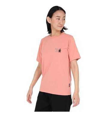クリフメイヤー（KRIFF MAYER）プリント半袖Tシャツ クマ W2547846X:30:PINK