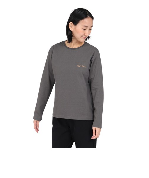 クリフメイヤー（KRIFF MAYER）長袖Tシャツ ロンT プリントロングスリーブTシャツ 山 W2547848X:17:CHARCOAL