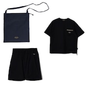 ペンドルトン(PENDLETON)カリキュロライトジャージセット (半袖Tシャツ/ショーツ/バッグ) 19802291BLK