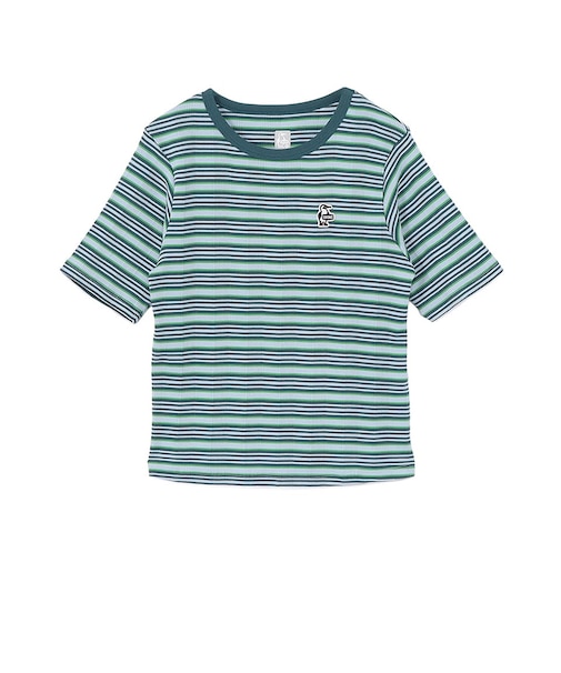 チャムス（CHUMS）半袖 ストレイタム リブ スリムTシャツ CH18-1377-A112