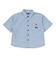 クリフメイヤー（KRIFF MAYER）ジュニア ワークステッチデニムシャツ J2545129:1669:BLUE-STRP