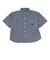 クリフメイヤー（KRIFF MAYER）ジュニア ワークステッチデニムシャツ J2545129:1571:NAVY-STRP