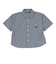 クリフメイヤー（KRIFF MAYER）ジュニア ワークステッチデニムシャツ J2545129:1571:NAVY-STRP