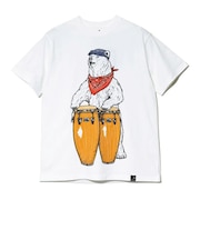 ゴースローキャラバン(GOSLOWCARAVAN)USA COTTON コンガクマ 半袖Tシャツ 361909 WHT