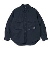 ゴースローキャラバン（GOSLOWCARAVAN）ファンクショナルユーティリティーシャツ 366402 BLK