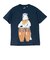ゴースローキャラバン（GOSLOWCARAVAN）USA COTTON コンガクマ 半袖Tシャツ 361909 NAV