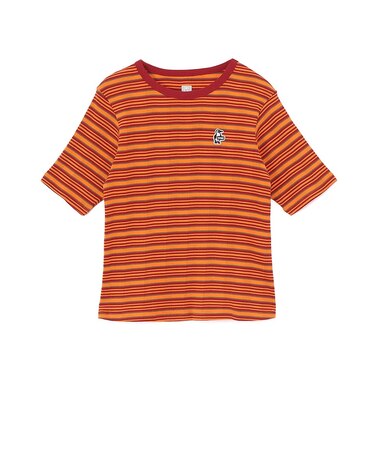 チャムス（CHUMS）半袖 ストレイタム リブ スリムTシャツ CH18-1377-D033