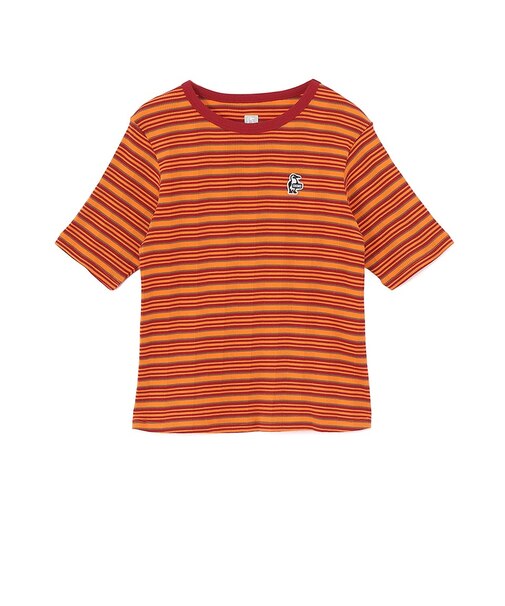 チャムス（CHUMS）半袖 ストレイタム リブ スリムTシャツ CH18-1377-D033