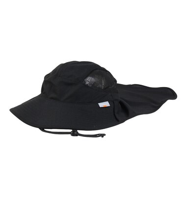 帽子 ハット トレッキング 登山 遮熱フェイスカバージェット RE26SST5700011 BLK