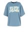 ゴースローキャラバン（GOSLOWCARAVAN）シリコンバイオ ヒッピーロゴ ゆったり 半袖Tシャツ 366107 BLU