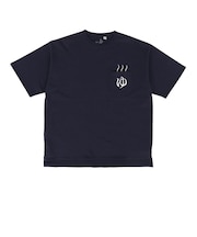 ゴースローキャラバン（GOSLOWCARAVAN）シリコンバイオ 色々ポケット刺繍 ゆったり Tシャツ 366106 NAV