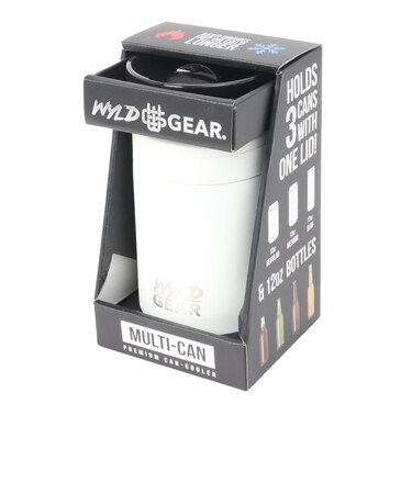 タンブラー マグ ボトルホルダー マルチカン 保冷 保温 355ml 12oz MC-RWB WH