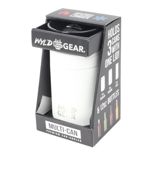 タンブラー マグ ボトルホルダー マルチカン 保冷 保温 355ml 12oz MC-RWB WH