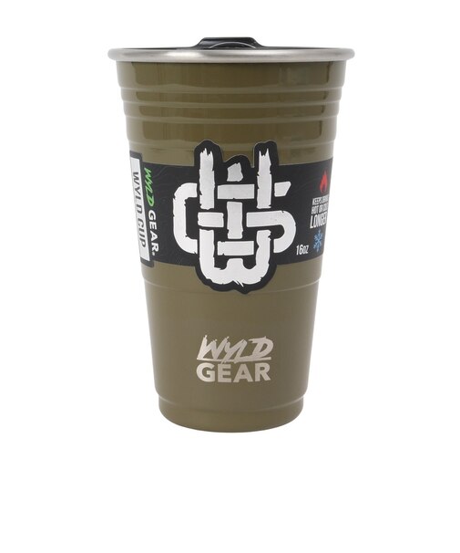 タンブラー ボトル マグ ワイルドカップ 437ml 16oz WYLD16-18 OD Green