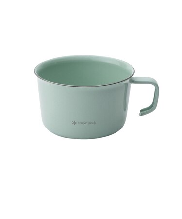スノーピーク（snow peak）【雪峰祭2026春限定】食器 キャンプ アウトドア ホーローワイドマグ400 ペールグリーン LF-061-PG お一人様一…