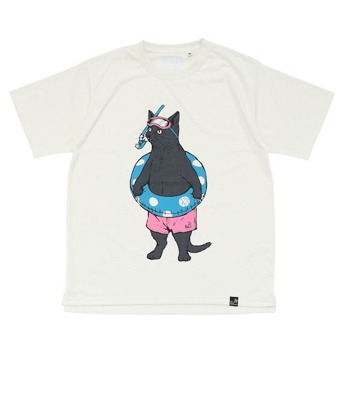 ゴースローキャラバン（GOSLOWCARAVAN）Drymix 海猫 半袖Tシャツ 365601 IVY