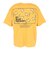 ゴースローキャラバン（GOSLOWCARAVAN）スクエアLOGO バックプリント ゆったり 半袖Tシャツ 361915B YEL