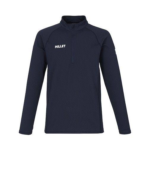 ミレー（Millet）長袖Tシャツ ロンT ハイドロドライ ジップ MIV03279-N6548