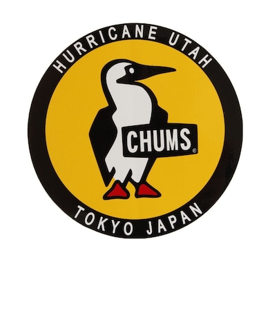 チャムス（CHUMS）ステッカー ラウンドブービーバード CH62-0156-0000-00