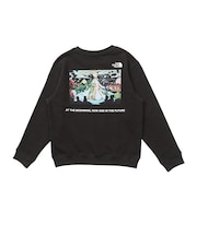 ザ・ノース・フェイス(THE NORTH FACE)ジュニア 60th グラフィックロゴクルーネック スウェット トレーナー NTJ62660 K