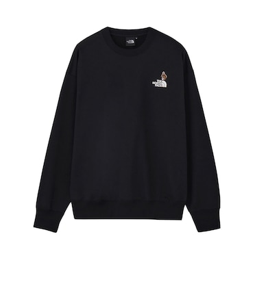 ザ・ノース・フェイス（THE NORTH FACE）トレーナー スウェット ズーピッカークルーネック NT62638 K