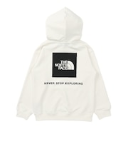 ザ・ノース・フェイス（THE NORTH FACE）キッズ スウェットバックスクエアロゴフーディ NTJ62633 OW