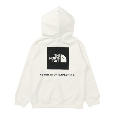 ザ・ノース・フェイス（THE NORTH FACE）キッズ スウェットバックスクエアロゴフーディ NTJ62633 OW