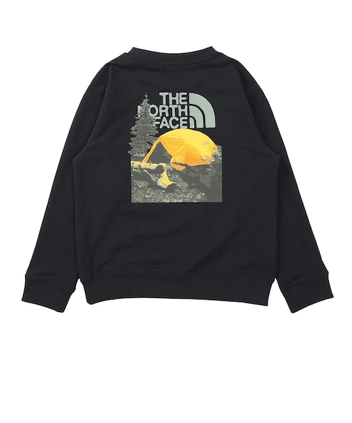 ザ・ノース・フェイス（THE NORTH FACE）トドラー ロゴクルーネックスウェット NTT62637 K